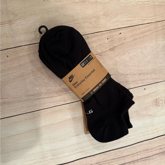 Nike Men's Black Ankle Socks 3 pack everyday essential socks /size L - Picture 6 of 6